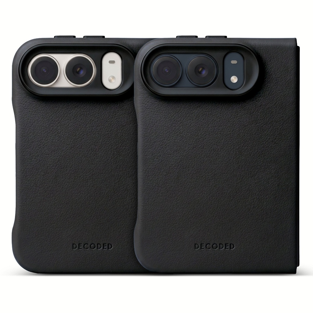 Decoded Leather Case voor iPhone Duo (Black)