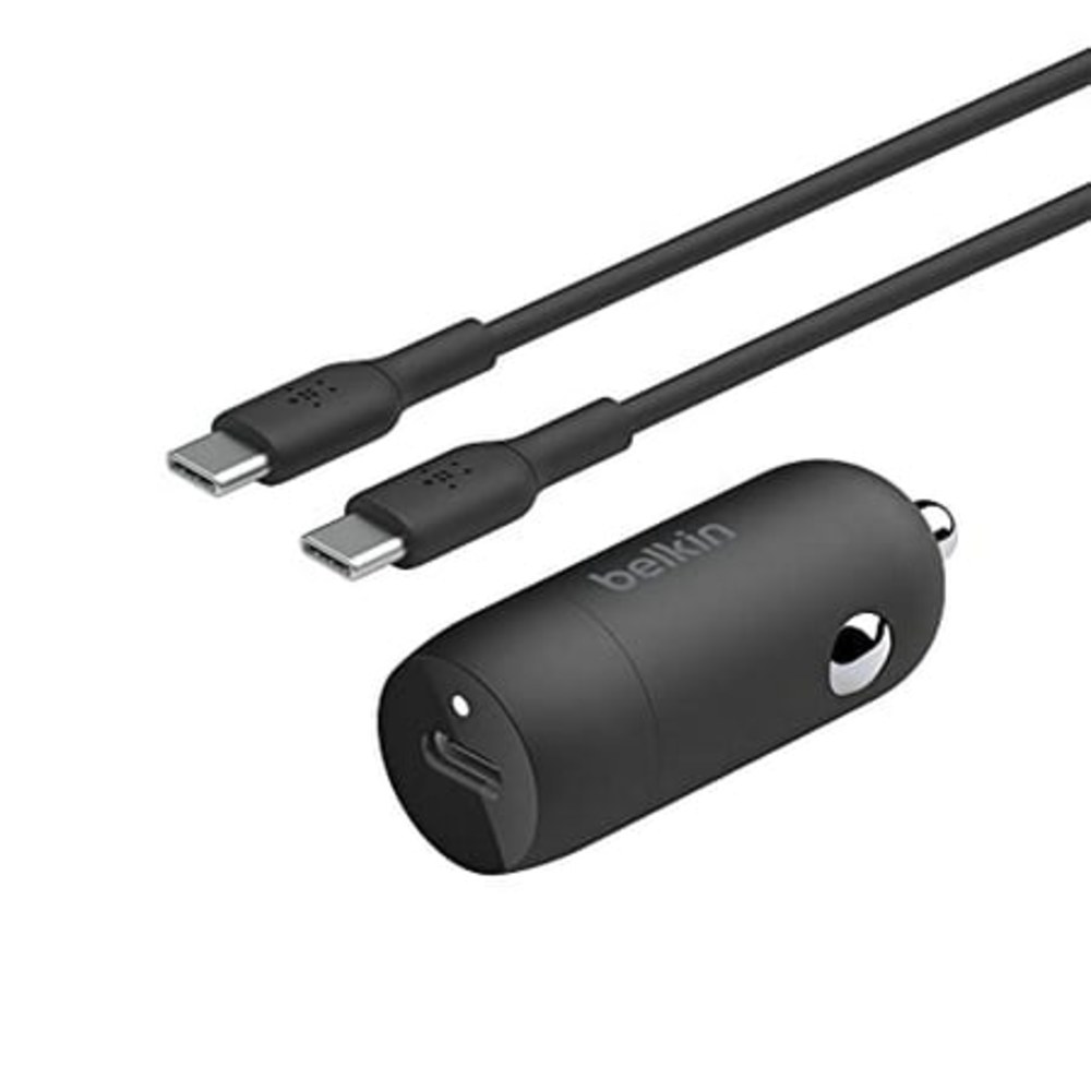 Belkin BoostCharge USB-C-autolader (30 W) + USB-C/USB-C-kabel