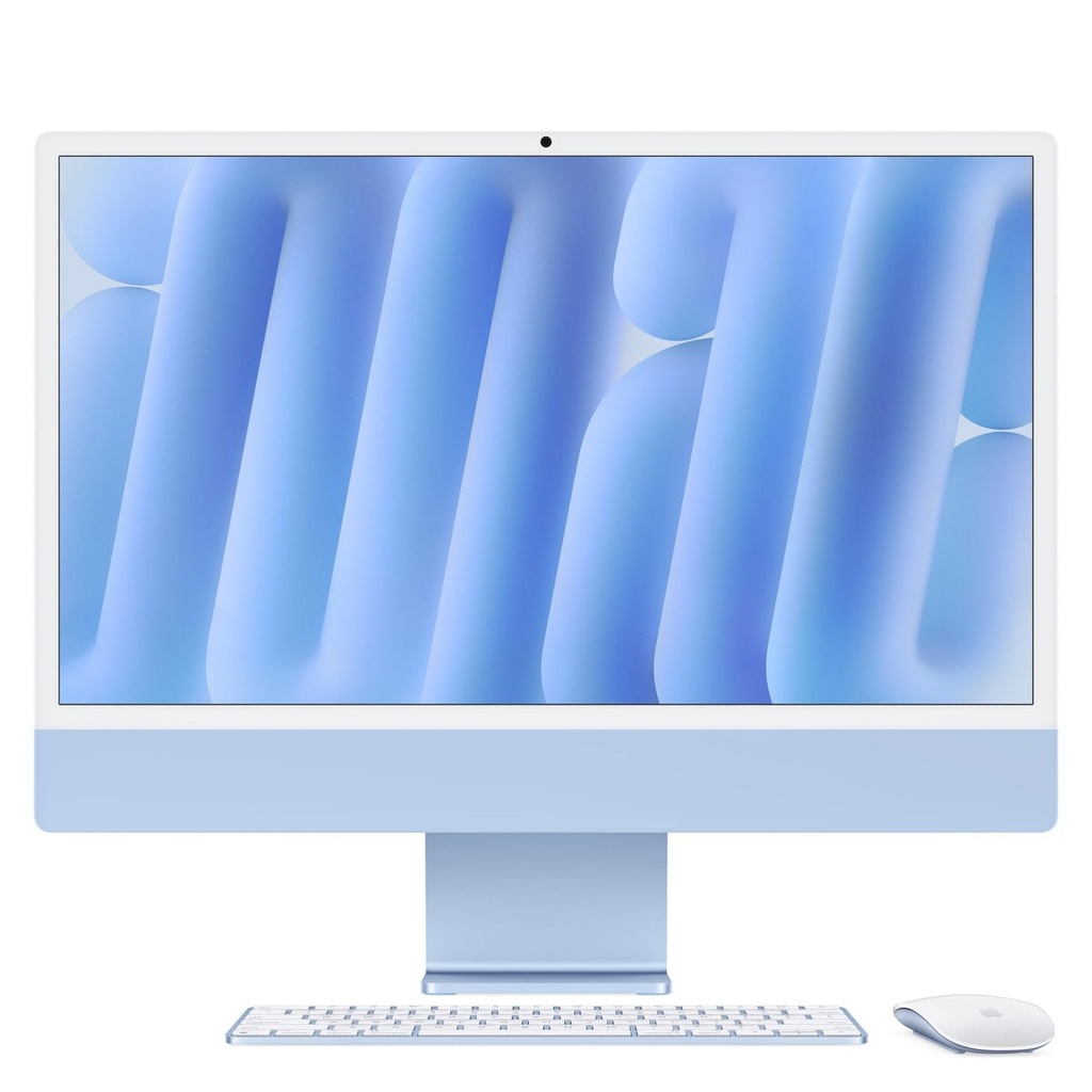 24-inch iMac met Retina 4,5K‑display: Apple M4-chip met 8‑core CPU en 8‑core GPU