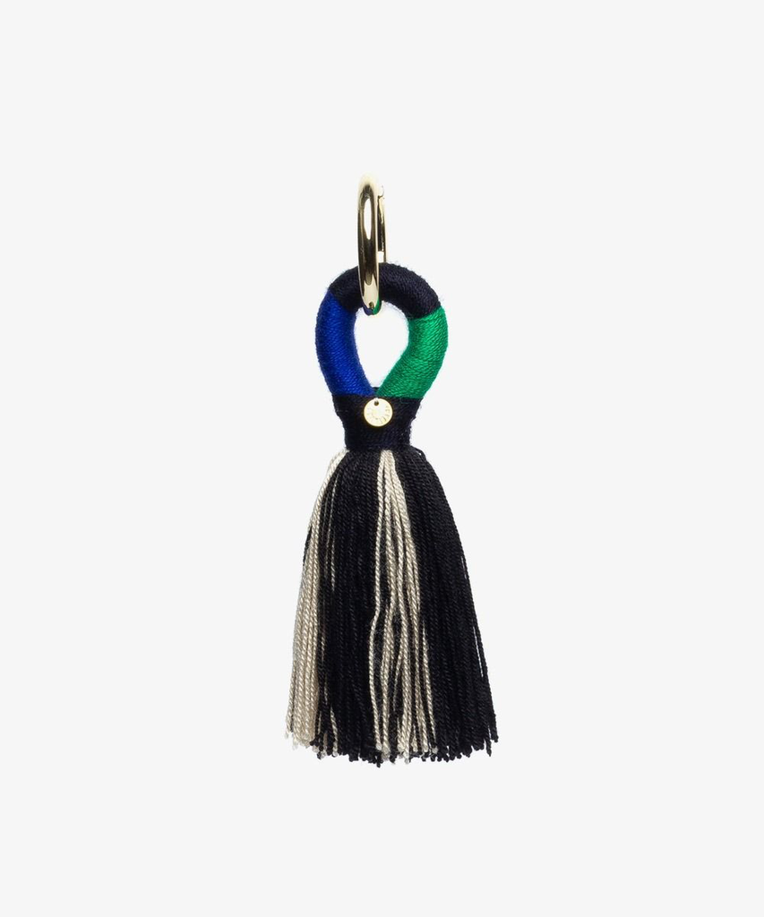 Guanabana Handmade Keyring Charm Pompom