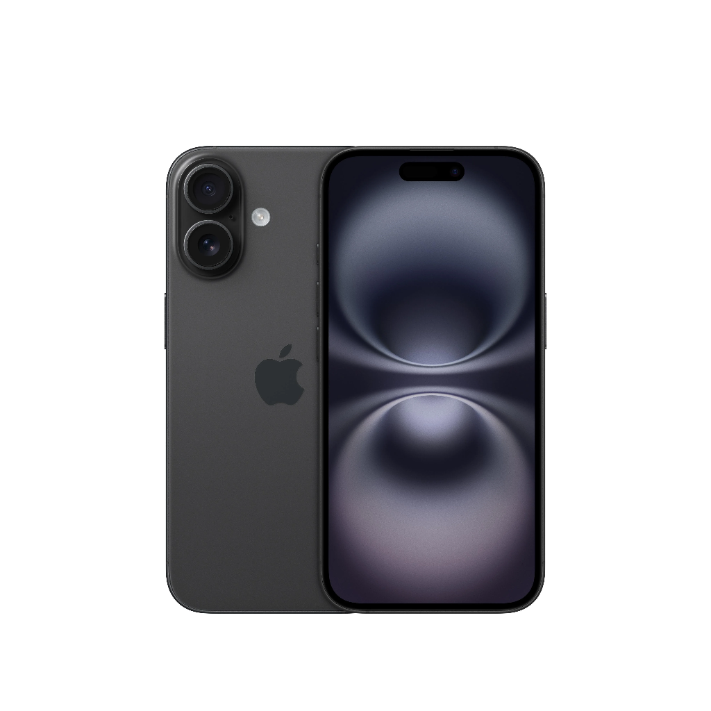 ⓚ Refurbished iPhone 16, 128 GB, Zwart