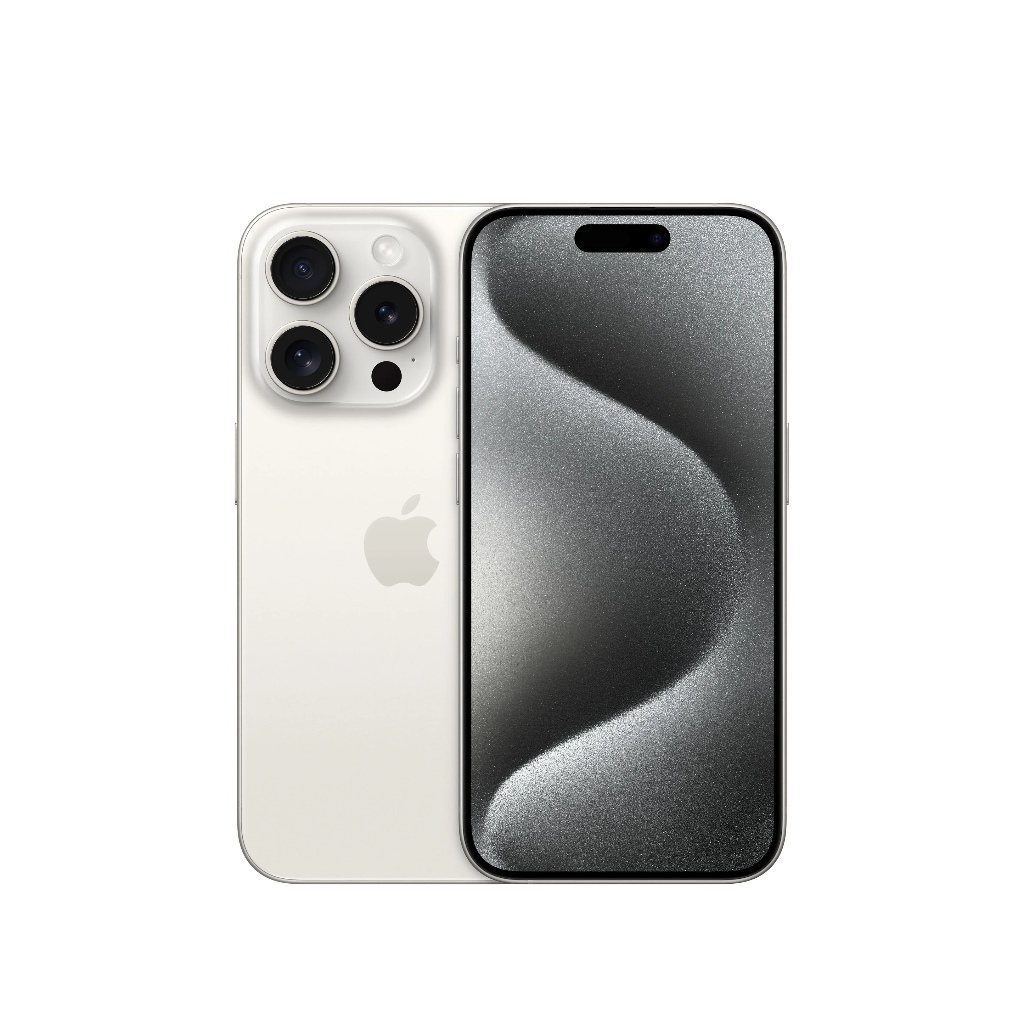 ⓚ Refurbished iPhone 15 Pro, 256 GB, Wit titanium – Marge