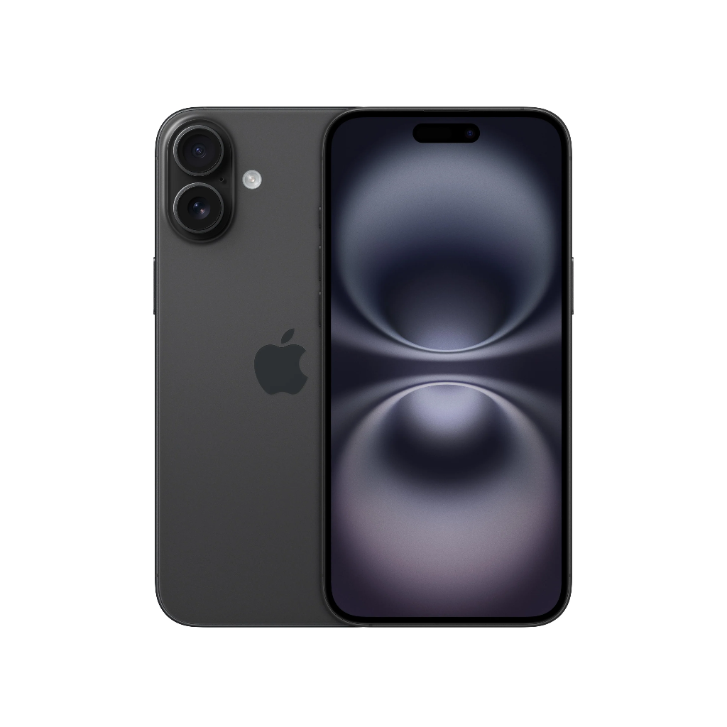 ⓚ Refurbished iPhone 16 Plus, 128 GB, Zwart – Marge