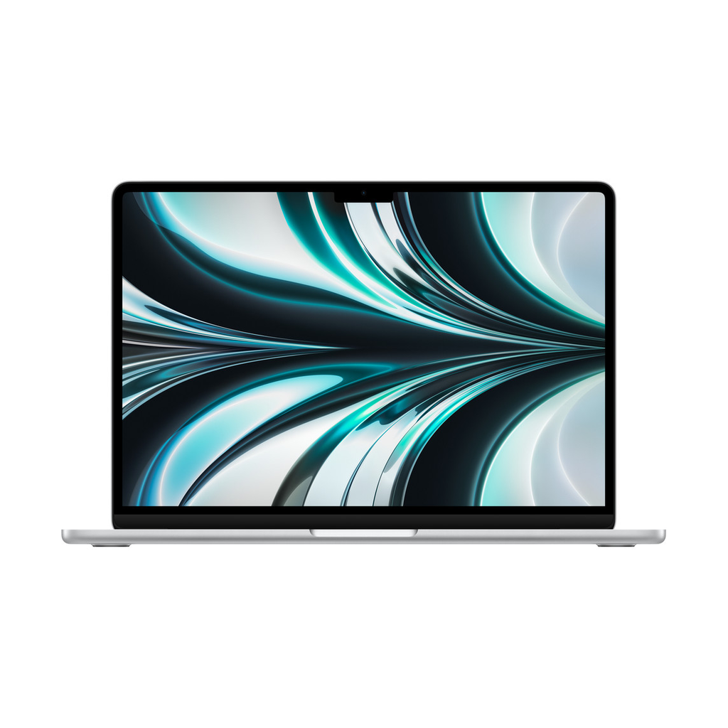 ⓚ Refurbished 13-inch MacBook Air (2022, Apple M4-chip met 10-core CPU en 8-core GPU, 16 GB, 256 GB SSD, Zilver)