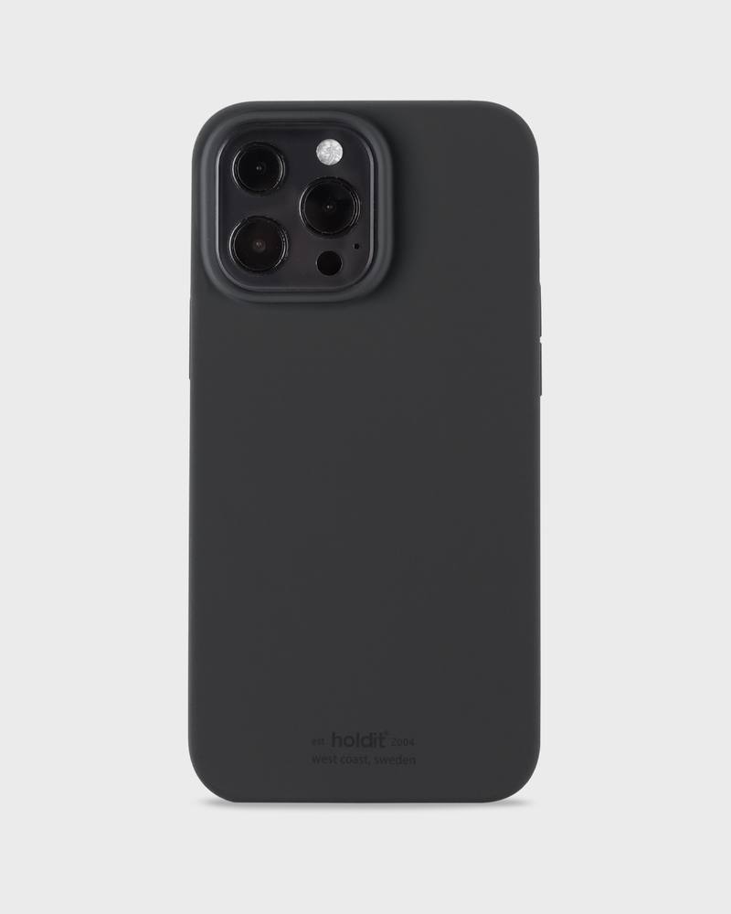 Holdit Silicone Case iPhone 13 Pro Max Black