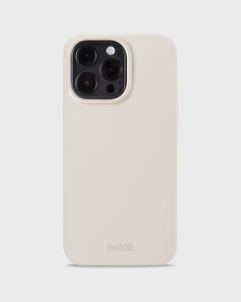 Holdit Silicone Case iPhone 14 Pro Max Light Beige