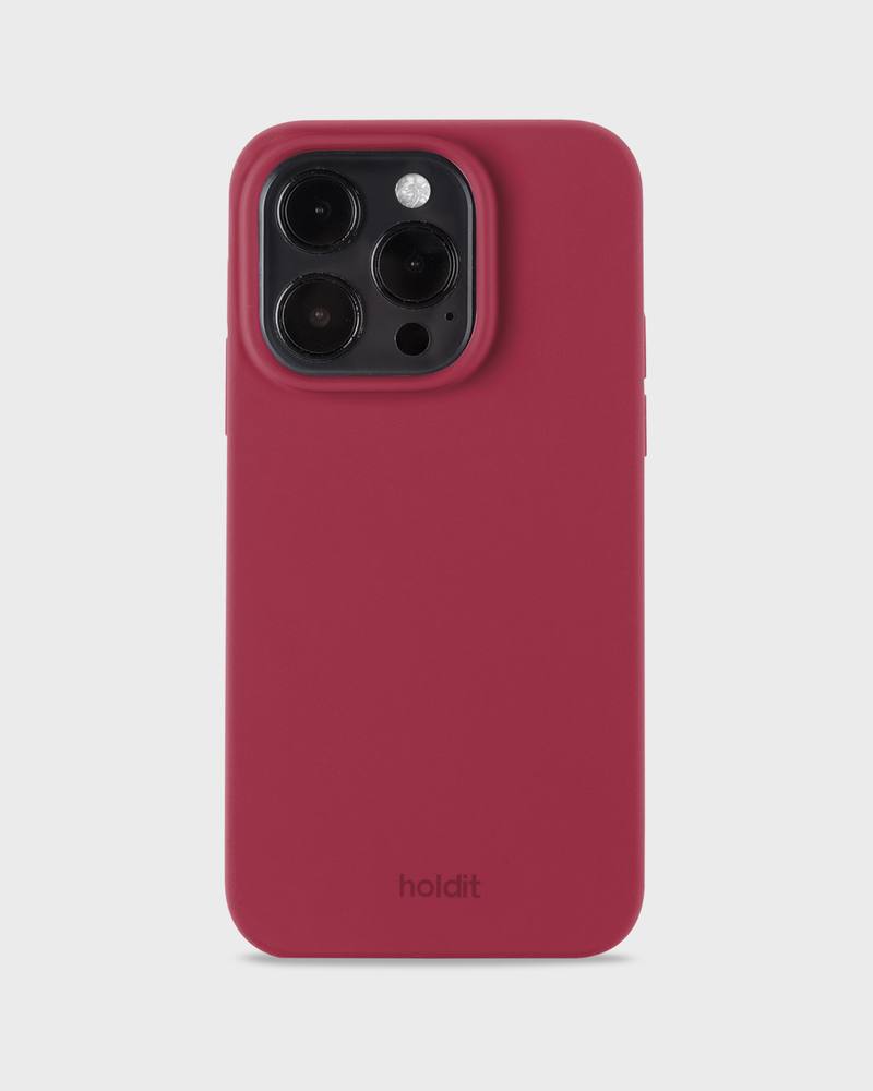 Holdit Silicone Case iPhone 14 Pro Red Velvet