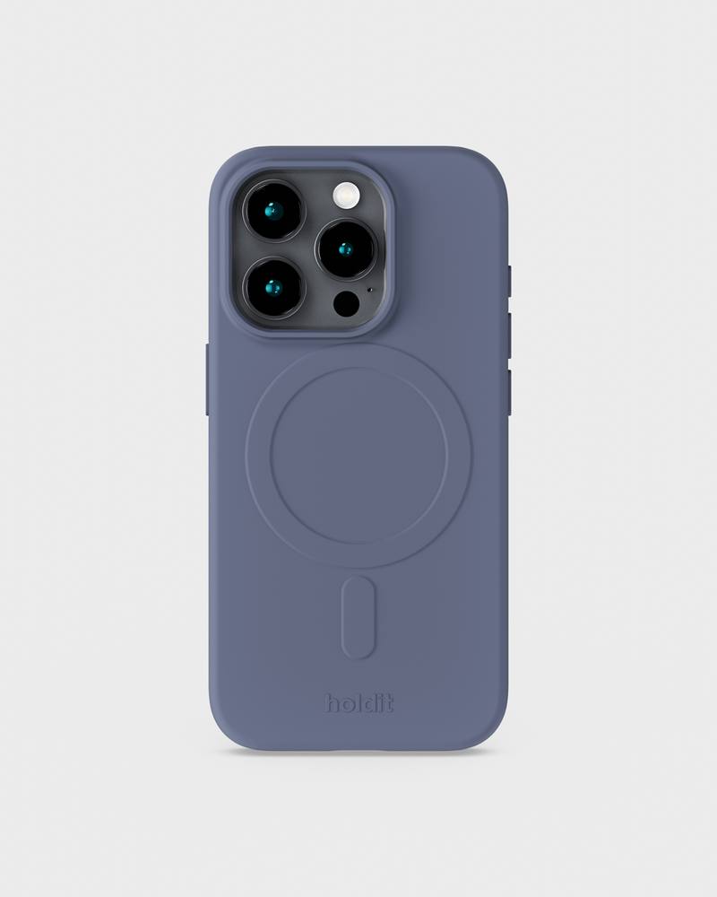 Holdit Soft Case MagSafe iPhone 15 Pro Pacific Blue