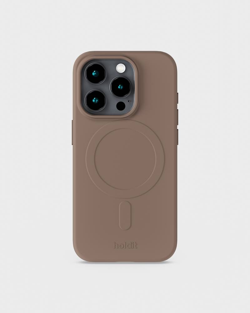Holdit Soft Case MagSafe iPhone 15 Pro Mocha Brown