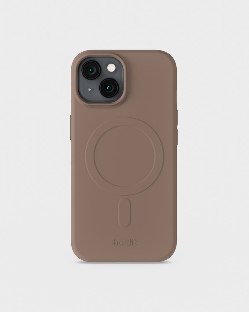 Holdit Soft Case MagSafe iPhone 17e/16e/15/14/13 Mocha Brown