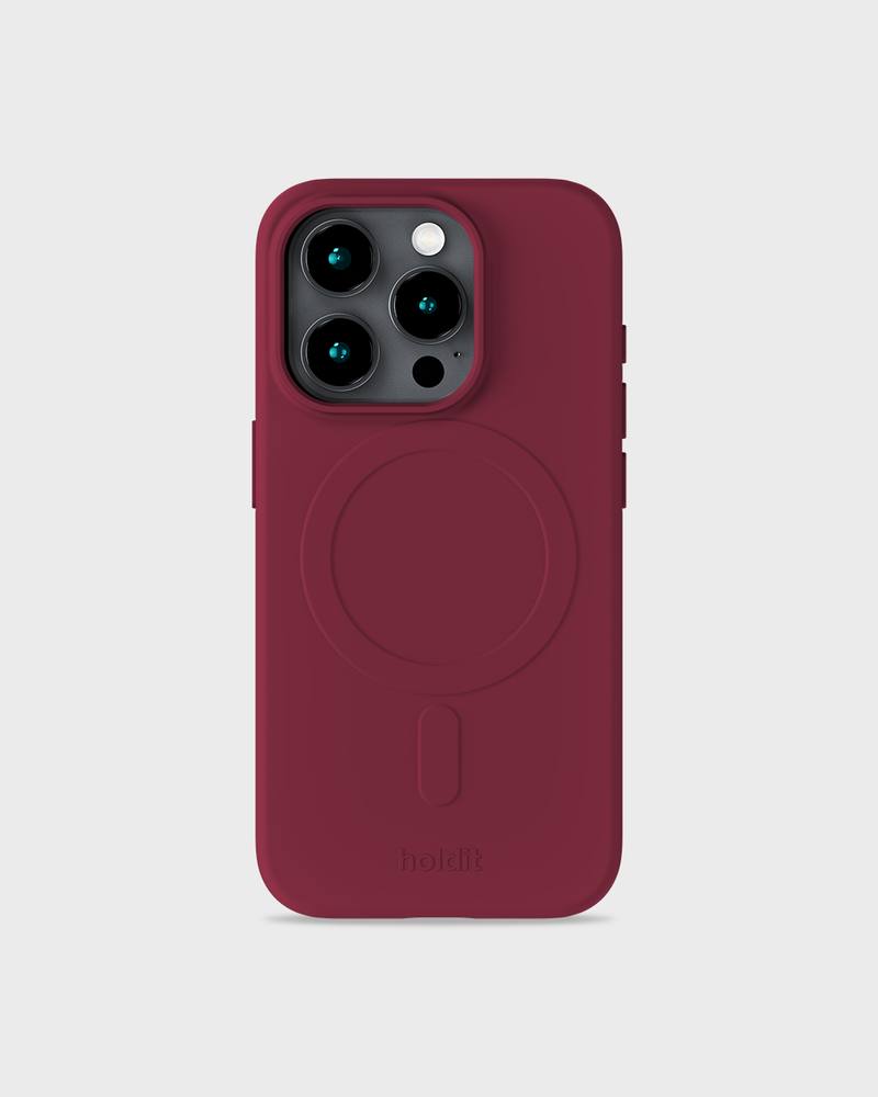 Holdit Soft Case MagSafe iPhone 15 Pro Red Velvet