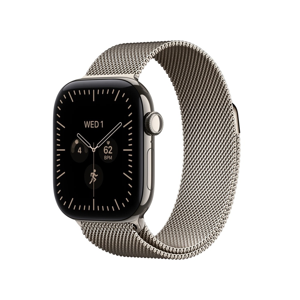 Apple Watch Series 12 Titanium Milanees bandje