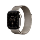 Apple Watch Series 12 Titanium Milanees bandje