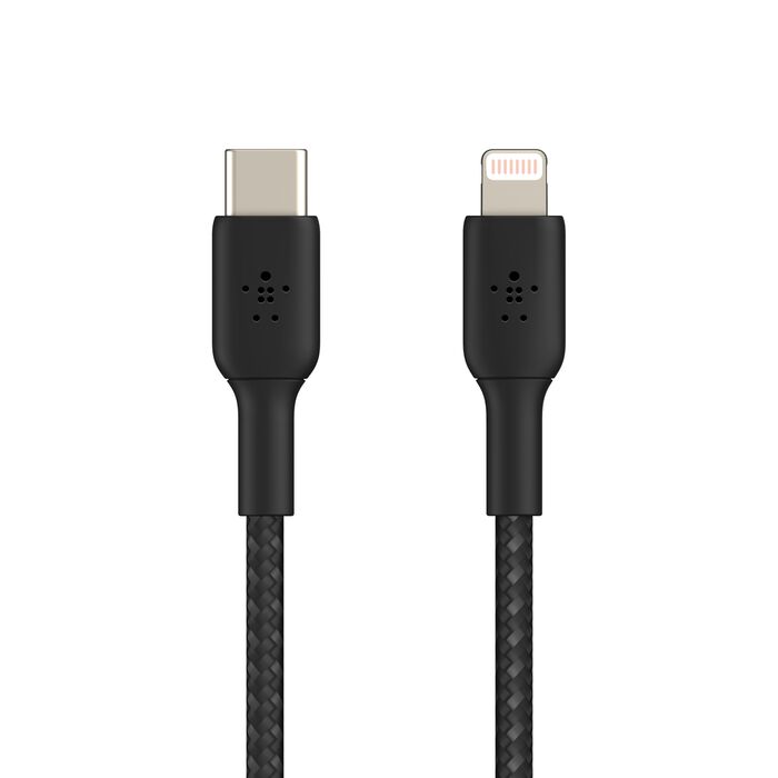 Belkin BoostCharge gevlochten USB-C/Lightning-kabel
