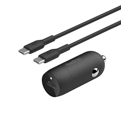 Belkin BoostCharge USB-C-autolader (30 W) + USB-C/USB-C-kabel