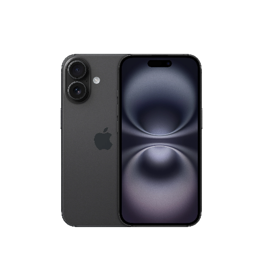 ⓚ Refurbished iPhone 16, 128 GB, Zwart