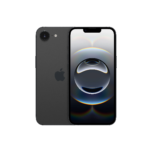 ⓚ Refurbished iPhone 16e, 128 GB, Zwart