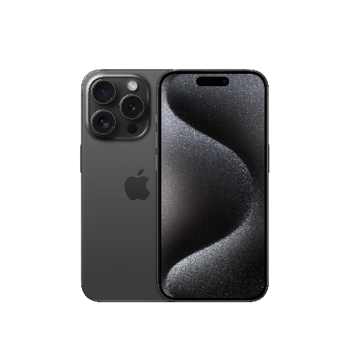 ⓚ Refurbished iPhone 15 Pro, 128 GB, Zwart titanium – Marge