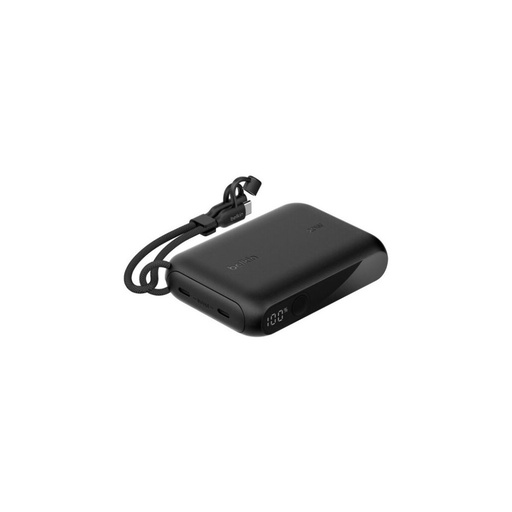 Belkin BoostCharge 10.000mAh-powerbank met display en verwijderbare kabel