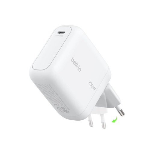 Belkin BoostCharge USB-C-wandlader met inklapbare stekkers (100 W)