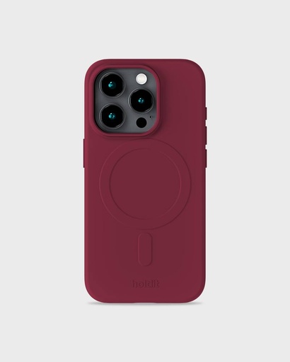 Holdit Soft Case MagSafe iPhone 15 Pro Red Velvet