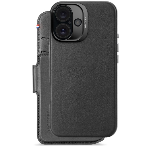 Decoded Leather Detachable Wallet Case voor iPhone 16