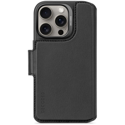 Decoded Leather Detachable Wallet Case voor iPhone 16 Pro