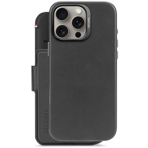 Decoded Leather Detachable Wallet Case voor iPhone 16 Pro Max